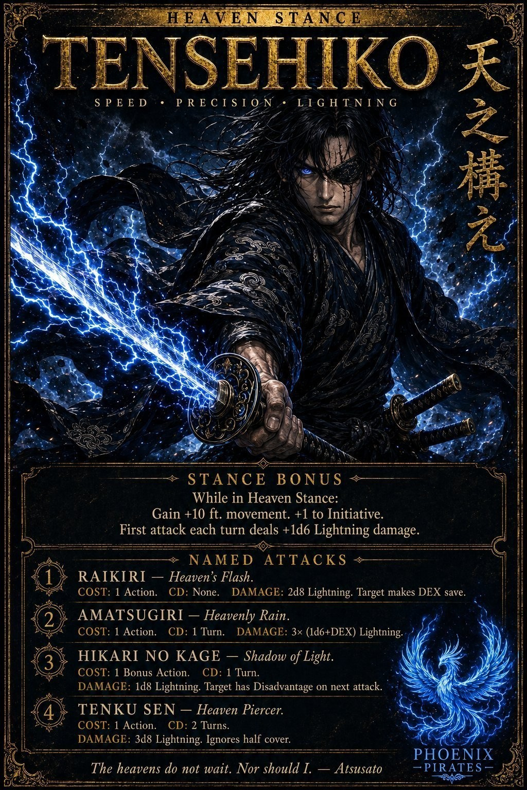 Heaven Stance — Tensehiko