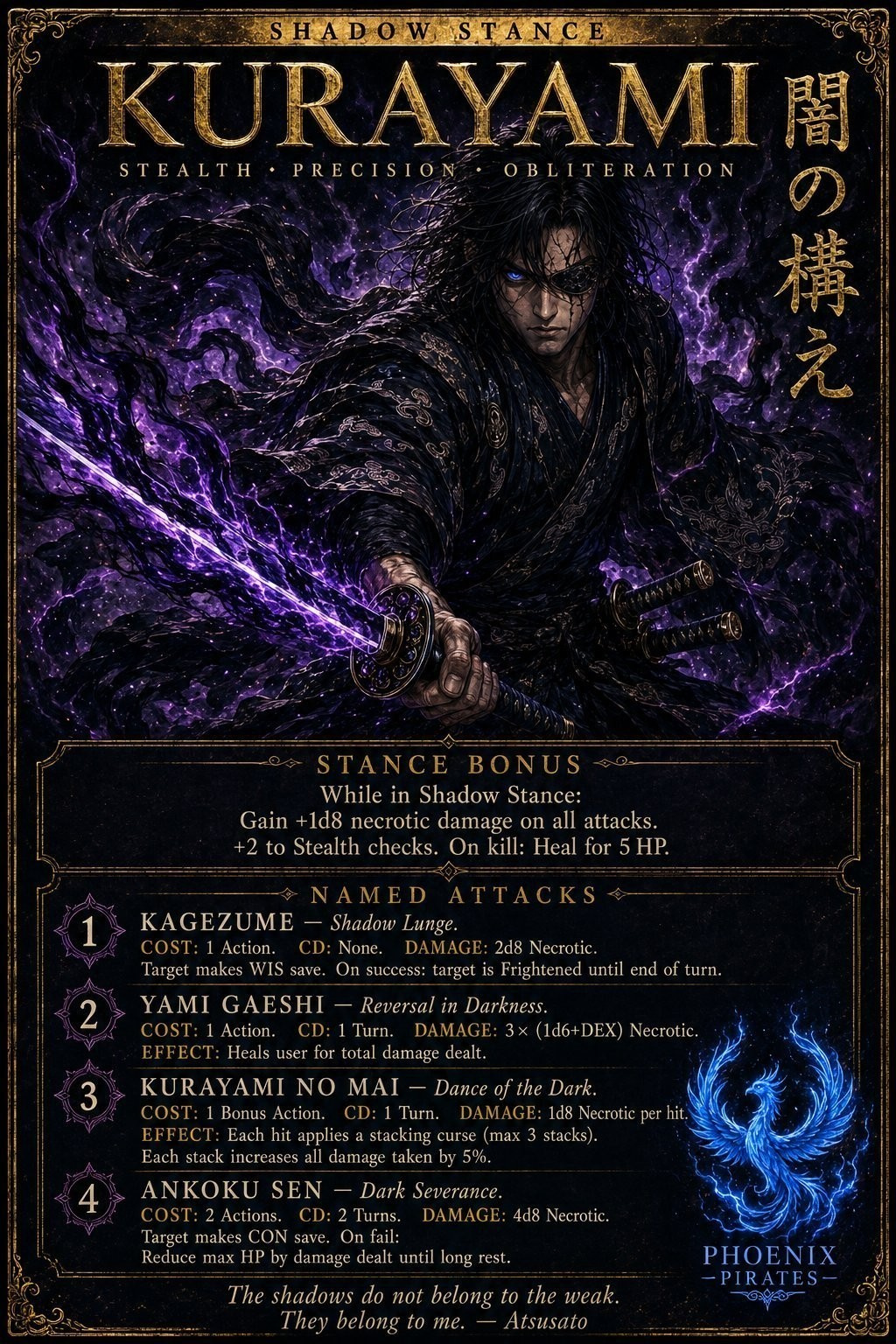 Shadow Stance — Kurayami