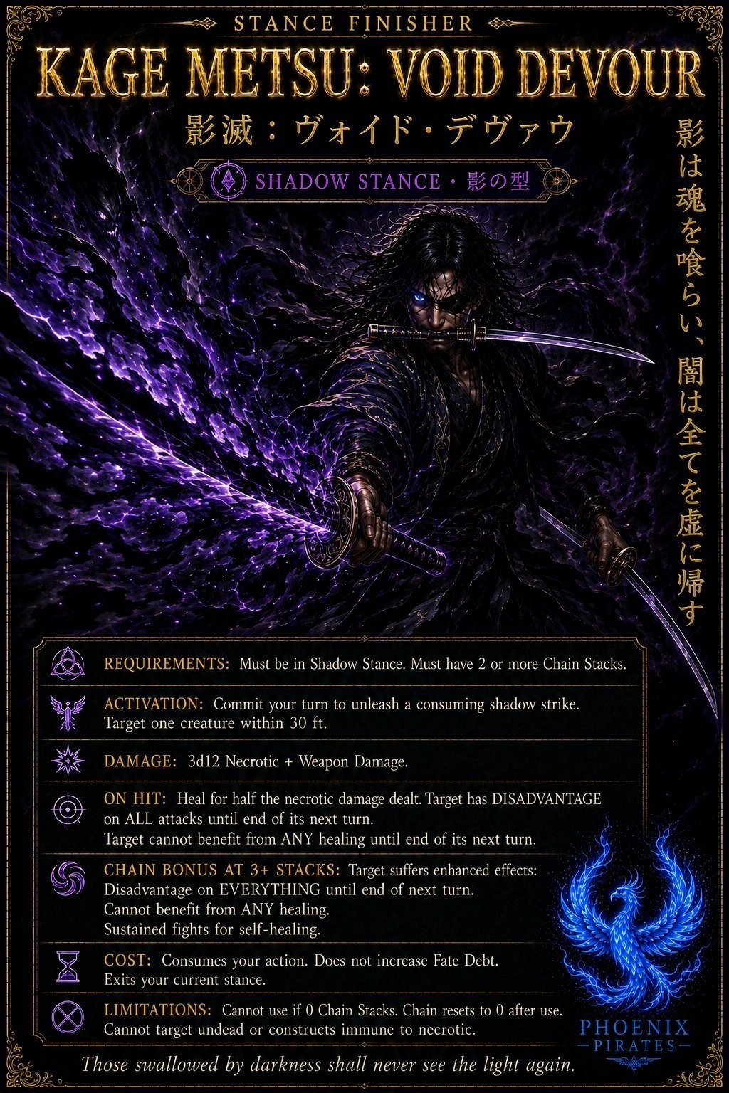 Kage Metsu: Void Devour