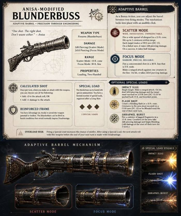 Anisa-Modified Blunderbuss