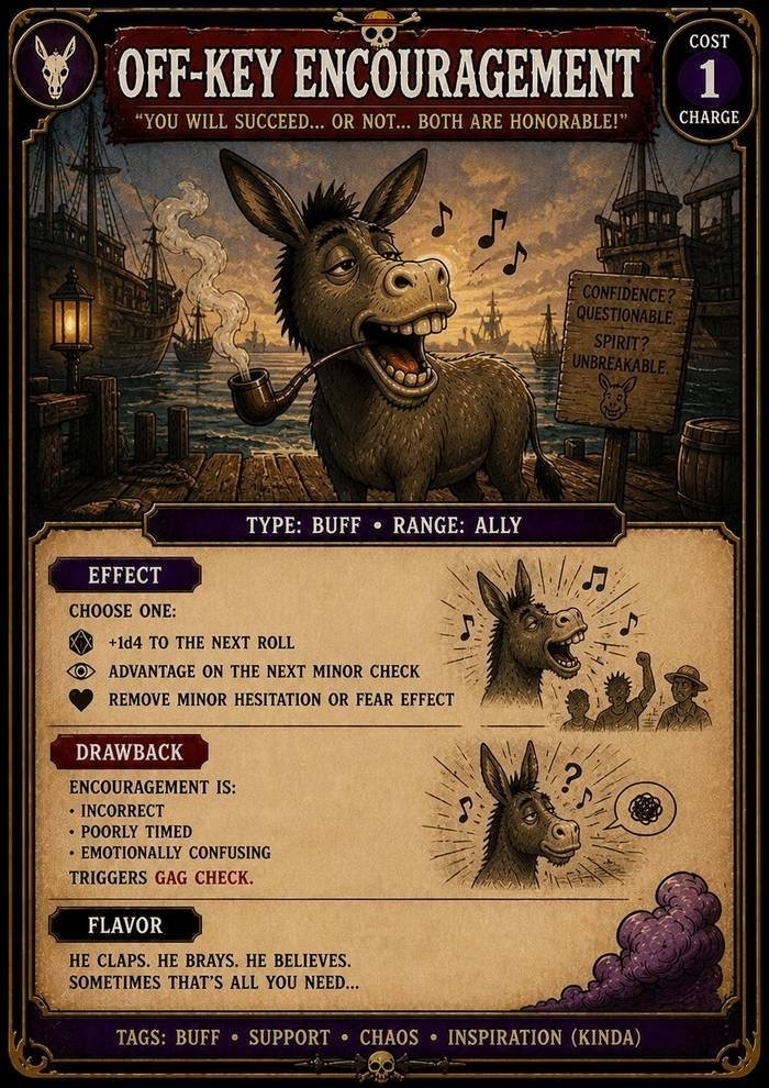 Off-Key Encouragement — Smokey Ability