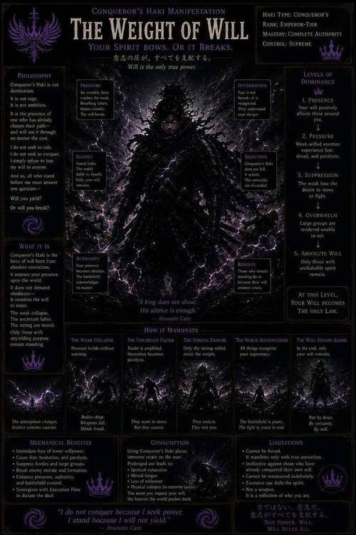 Weight of Will — Conq Haki